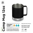 thumbnail image 2 of Klean Kanteen Camp Mug 12 oz Recycled Stainless Steel Black, 2 of 7