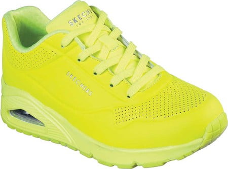 skechers uno yellow