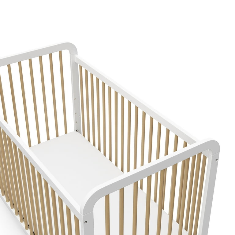 Storkcraft Pasadena 3-in-1 Convertible Baby Crib, White with