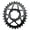 Black, variant on 5Dev T-Type Oval 3-Bolt Chainring, 3mm Offset, 30T, Silver