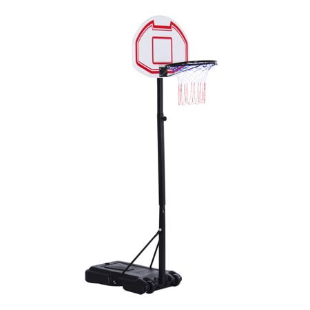 Portable Basketball Hoop System Height Adjustable Stand Goal Outdoor Kids Junior 