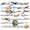 4A, variant on cartoon Airplane Theme Stickers, Waterproof Airplane Theme Sticker for Water Bottle Laptop Phone Cases Planner Skateboard Luggage Helmet Party Favor Decor, Ideal for Adults Teens Teacher Rewards