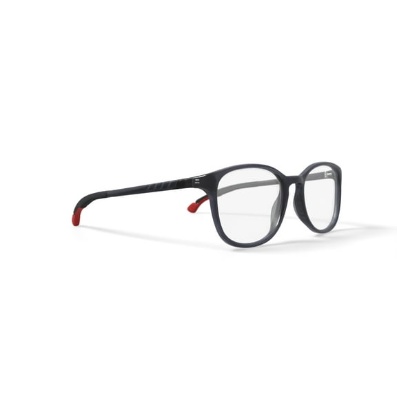 New Balance Youth NBK5067 Round Prescription Eyeglasses with Case, Grey Crystal