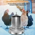 Chicken Water Heater Base 120V Automatic Poultry Drinker Heater Base