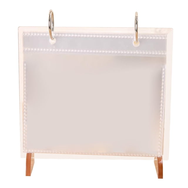 simhoa Acrylic Flip Photos Frame Signs Stand Double Sided Display for Wedding Accessory 6inch
