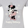 thumbnail image 3 of Disney - Minnie Happy Holidays - Juniors Fitted Graphic T-Shirt, 3 of 5