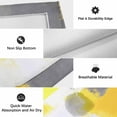thumbnail image 6 of Yellow Grey Outdoor Rug for Patio/Deck/Porch, Non-Slip Large Area Rug 4 x 6 Ft, Abstract Oil Painted Modern Geometric Indoor Outdoor Rugs Washable Area Rugs, Reversible Camping Rug Carpet Runner, 6 of 8