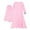 Pink, variant on Kids Prayer Dress Clothes for Girls Long Sleeve Ramadan Abaya with Hijab Maxi Dress for Kids Girls