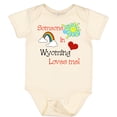 thumbnail image 3 of Inktastic Someone in Wyoming Loves Me Boys or Girls Baby Bodysuit, 3 of 5