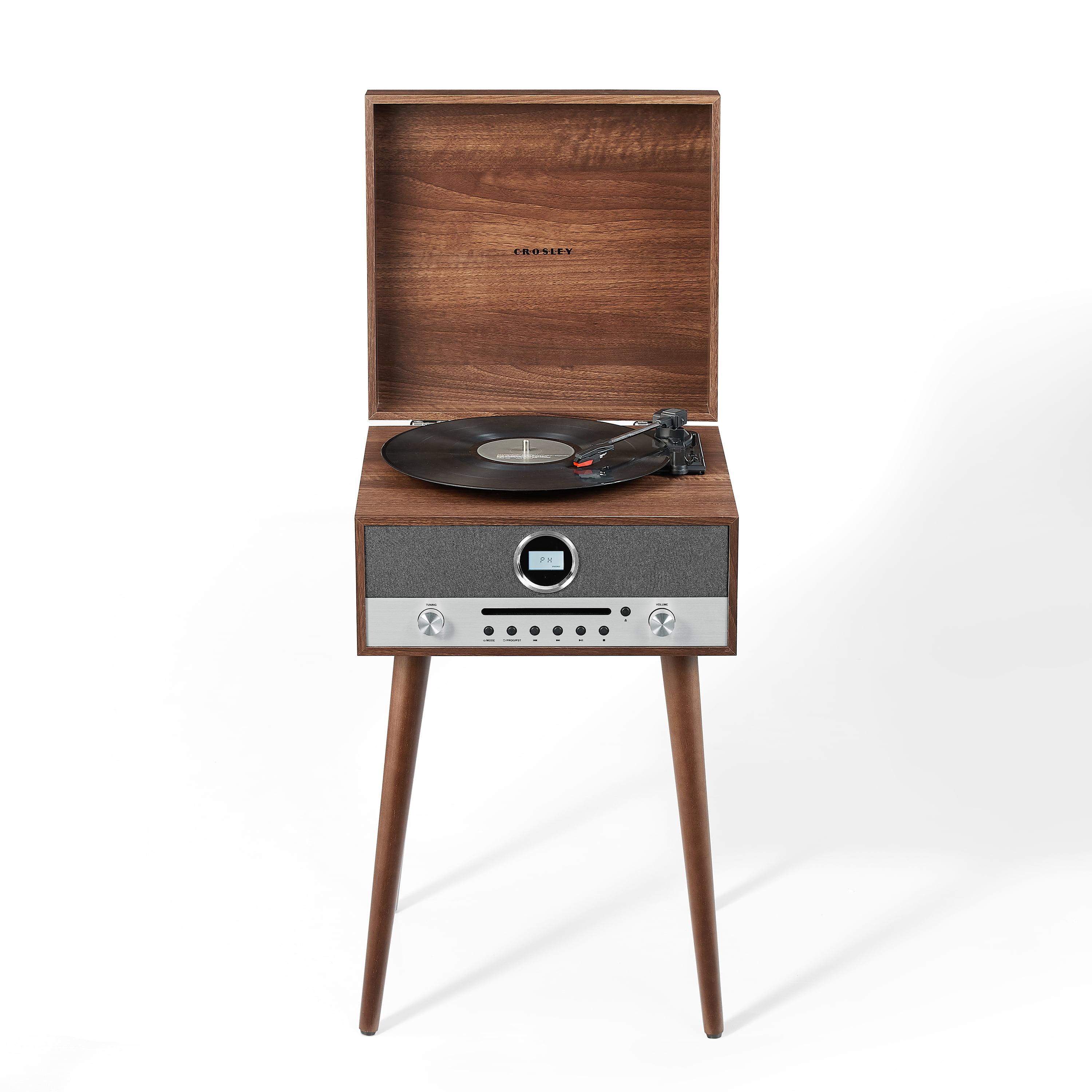 Crosley Nash 7-in-1 Record Player with Bluetooth - Audio Turntables