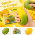thumbnail image 2 of Squishy Stress Relief Fidget Toy, Slow‑Rebound Hand Squeeze Sensory Toy, Pocket‑Sized Decompression Toy for Boys Girls, Classroom Travel Use & Holiday Party Favor(Chameleon Mango), 2 of 9