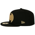 thumbnail image 3 of Batman Gold Logo Black Colorway New Era 59Fifty Fitted Hat-7 5/8 Fitted, 3 of 6