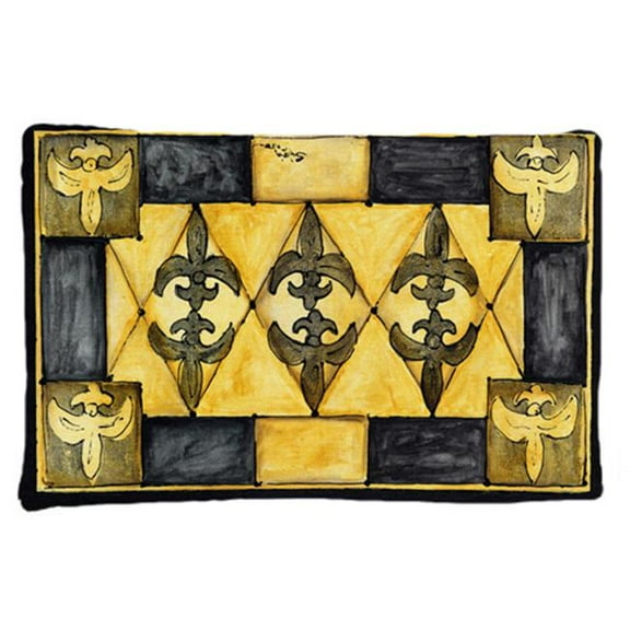 20.5 x 30 in. Fleur De Lis Moisture Wicking Fabric Standard Pillow Case