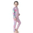 thumbnail image 4 of RMGVDSD Girls Long Sleeve Swimsuit 2 Piece Bathing Suits Rash Guard Swimwear Swim Shirts With Pants Sun Protection Swimsuits Beachwear Beach Tankini Bikini Swimwear, 4 of 4