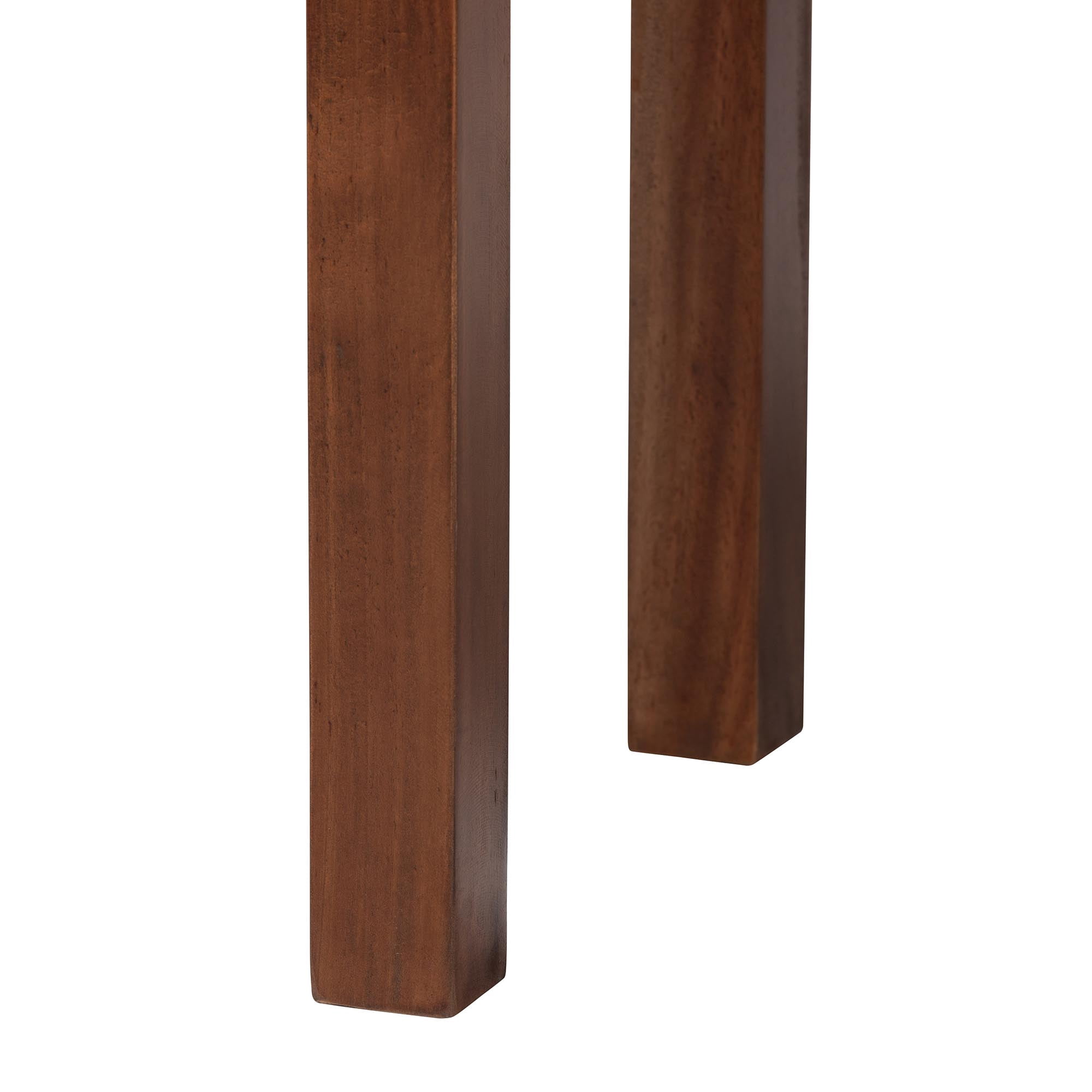 bali & pari Alannis Rustic Console Table, Mahogany Brown