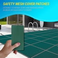 thumbnail image 3 of relayinert Patch de Sécurité pour Piscine Résistant aux Déchirures Anti-Poussière Facile à Installer Réparation de Couverture de Piscine 10*20cm:3 Pcs, 3 of 6