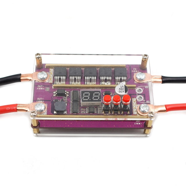 Control Board Spot Welder 99 Gear PCB Heat Battery Shrinkable Tube 0.05-0.3mm Sheet DIY Kit Home Li Battery Welding Soldering with Shell