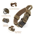 thumbnail image 3 of Collar para Perros Grandes Ajustable de Bargains Únicos, Collar Pesado con Mango, Collar Táctico para Perros, Collar Pesado Marrón L, 3 of 7