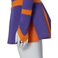 thumbnail image 5 of Purple Cheerleading Outfit for High School Cheerleaders, 5 of 7