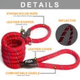 thumbnail image 2 of Slip Lead Fida Durable, 6 pies x 3/8 pulgadas, para perros pequeños, nailon rojo, 2 of 8