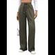 thumbnail image 2 of Pantalones Deportivos Casuales para Mujer, de Pierna , Holgados, con Cordón Ajustable, Cintura Alta, Elásticos y Bolsillos. Verde XL, 2 of 10