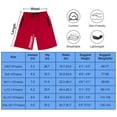 thumbnail image 5 of BIG ELEPHANT Boy's Athletic Shorts with Zipper Pockets and Drawsting, Youth Boys Casual Shorts, 3-Pack, Sizes: 7-17Y, 5 of 9