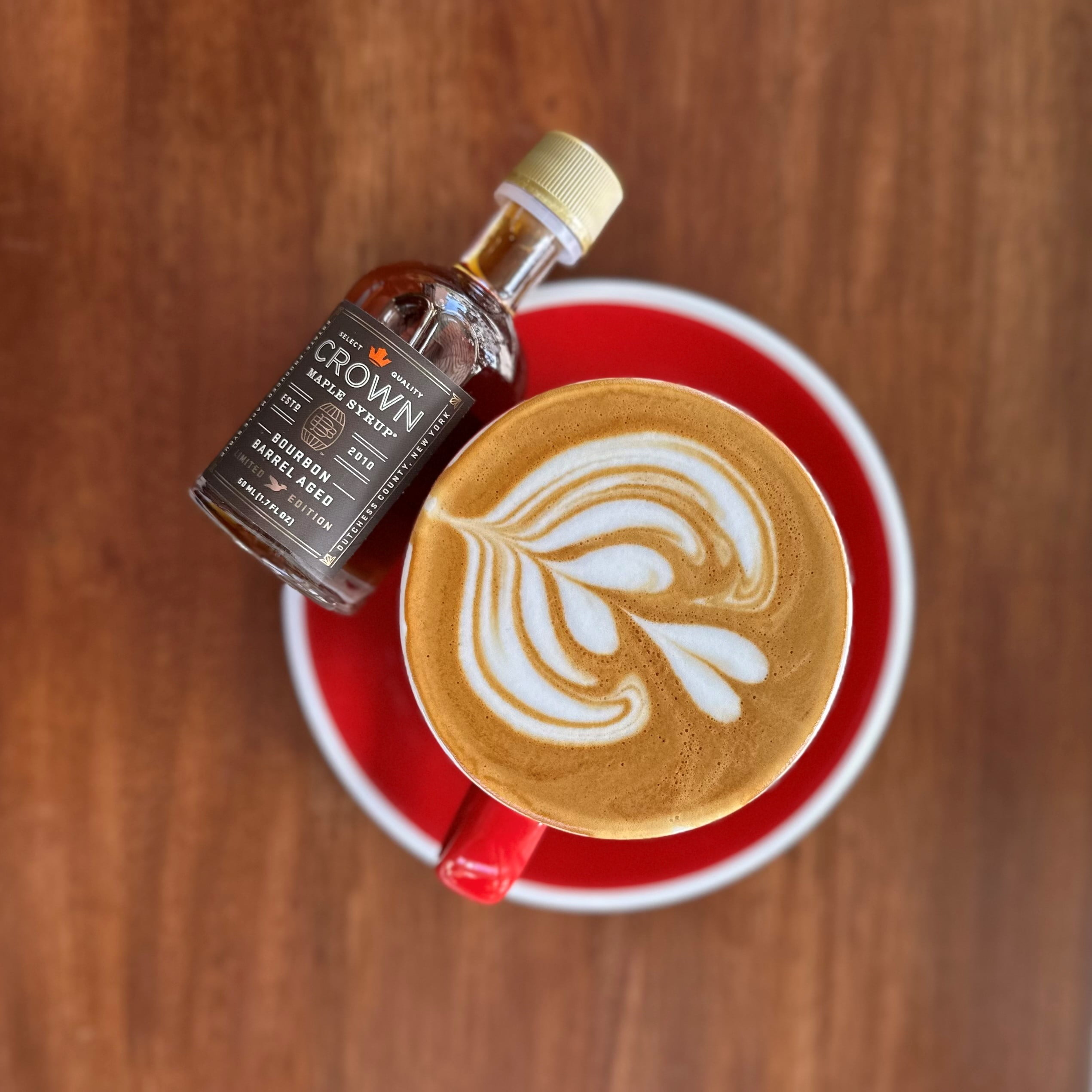 Crown Maple Organic Maple Syrup with Three 1.7 fl oz Bottles: Amber 100%Pure, Bourbon & Vanilla