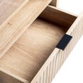thumbnail image 4 of Centro de TV Mobica Molte de Melamina con Patas de Madera Color Madera Natural, 4 of 5