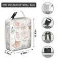 thumbnail image 3 of Rose Insulated Lunch Box Men Reusable Lunch Bag with Detachable Handle Lunch Tote Portable Bag Work Beach, 3 of 6