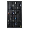 thumbnail image 3 of Gallery Solutions Black Wall-Mounted Curio & Shot Glass Display Case - 17"x 32" Glass Door, 3 of 13
