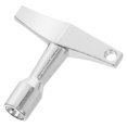 thumbnail image 1 of Raindrops Durable Plated Silver Drum Tuner Key with Compact Design for Easy Drum Accessory Use, 1 of 8