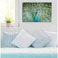 thumbnail image 2 of Canvas Prints Wall Art - Peacock Showing Its Beautiful Feathers/Spreading Its Tail | Modern Wall Decor/Home Decoration Stretched Gallery Canvas Wrap Giclee Print & Ready to Hang - 16" x 24", 2 of 3
