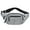 Gray, variant on Fanny Packs for Women for Men with Adjustable Strap Zipper Pockets Medium Solid Bags Waterproof Classic Bag 1 PC Purple