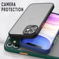 thumbnail image 2 of Funda de lujo a prueba de golpes para iPhone, carcasa dura de silicona transparente para iPhone 13, 14, 15, 12, 11 Pro, Xs Max, X, XR, 8, 7 Plus, SE mini, 2 of 5