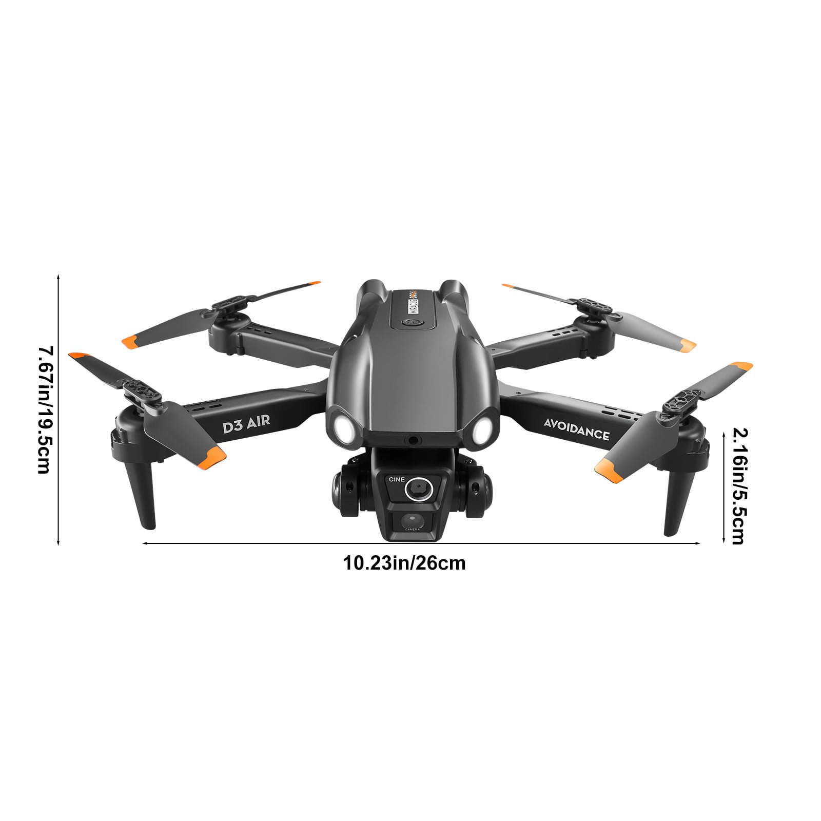 Drone with Dual 1080P Camera, Obstacle Avoidance & Optical Flow, Foldable Design with Long Flight Time for Beginners and Enthusiasts