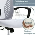 thumbnail image 6 of FDW Ergonomic Office Chair, Swivel Rolling, Lumbar Support for Men, Women(White), 6 of 7
