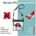 thumbnail image 4 of Pompotops Clear Crossbody Bag Clear Messenger Bag Clear Shoulder Bag Stadium Approved For Women And Men, Clear Purse For Concert Sport Event Work, 4 of 7