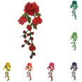 thumbnail image 4 of HEVIRGO Floral Flower Embroidery Patch Badge DIY Sewing on Applique Dress Craft, 4 of 9