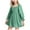 Green, variant on mgoYE Girl Dresses size 7-8 Little Girls Kids Summer Ruffle Mini Dress Square Neck Lantern Sleeve Short Dress Tulle Smocked(Green,6-7 Years)