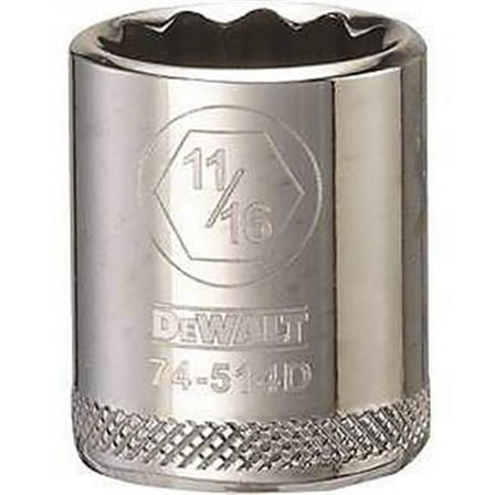 Stanley Tools 7515695 DWMT74514OSP 0.375 Drive 12 Point Socket, 0.687 in.