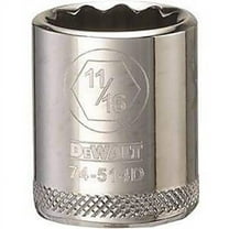 Stanley Tools 7515695 DWMT74514OSP 0.375 Drive 12 Point Socket, 0.687 in.