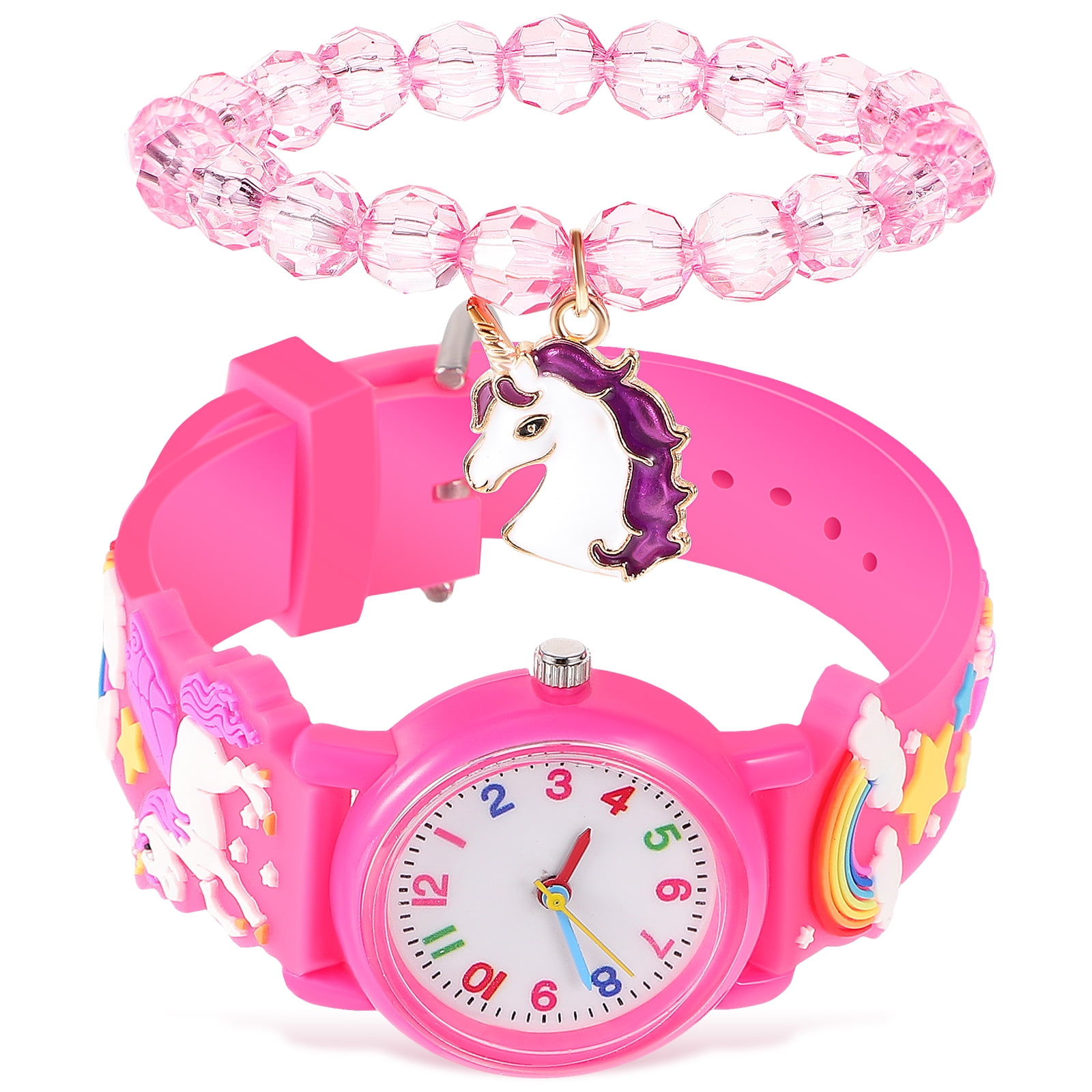Watch Casio Unicornio Set Unicorn Watch Bracelet Girls Cartoon
