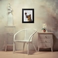 thumbnail image 4 of Fab Funky 12x14 Black Modern Framed Museum Art Print Titled - German Shepherd Ice Cream, 4 of 5