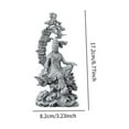 thumbnail image 4 of CarpNettore Brass Tea Pet Figurine for Bedroom Office Home Feng Shui Decoration Guan Yin Kuanyin Buddhist Crafts Gift Collection 2024 Year Statue, 4 of 8
