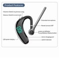 thumbnail image 5 of Bluetooth Headset with Mic Wireless Earpiece,ABCPOW in-Ear Business Earphones Earbuds Noise Cancelling Trucker Bluetooth Headset 5.3 with Mirophone for Cell Phone,Truckers,Driver, 5 of 11
