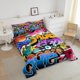 thumbnail image 3 of Juego de cama Teens Boys Hip Hop Sports Juego de edredón para niños Youth Full, 3 of 5