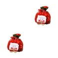 thumbnail image 4 of Yuarrent Regalos de Navidad Bolsa Cordón Lindos Chocolates Pequeños Juguetes Bolsa de Dulces Hotel Comedor Bar Tienda Decoración Colgantes Muñeco de nieve 2Conjunto, 4 of 6