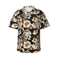 thumbnail image 2 of Goofa Retro Hydrangeas Hawaiian Shirt for Men, Unisex Summer Beach Casual Short Sleeve Button Down Shirts,Aloha Tropical Floral print shirt-X-Large, 2 of 9