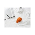 thumbnail image 4 of CORBATA DE HOMBRE AUTOATADA SÓLIDA INSPIRADA EN EL DÍA DEL PADRE, ACCESORIO DE CUELLO PLANO, CORBATAS DE PUNTO NARANJA, 4 of 5