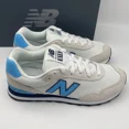 thumbnail image 3 of New Balance 515 V3 Shoes Sneakers White/Sea Salt/Coastal Blue Mens Size 7, 3 of 6